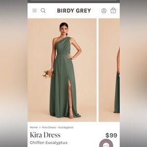 Birdy Grey one shoulder bridesmaid dress